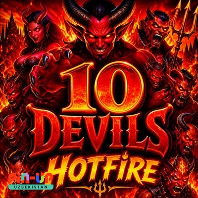 Onlayn kazino o‘yini «10 Devils Hotfire» — banner ko‘rinishi